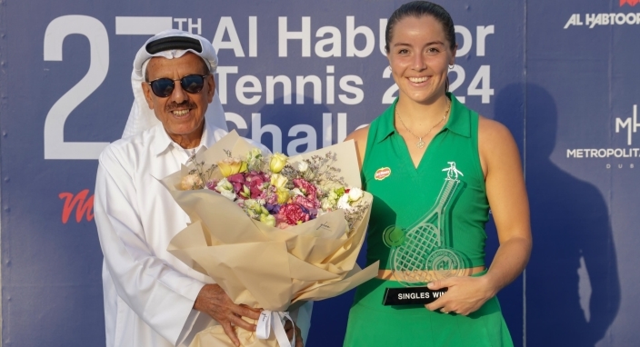 Latest champion of Al Habtoor Tennis Challenge wants to draw confidence from...