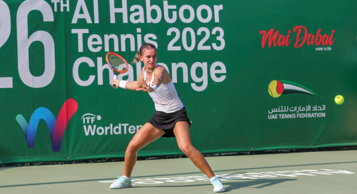 Local lass Bojica advances at Al Habtoor Tennis Challenge